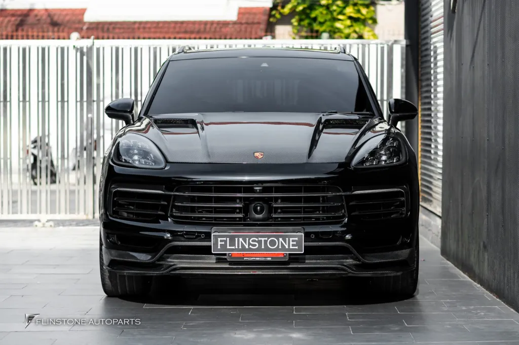 Porsche Cayenne ฝากระโปรงคาร์บอน ทรง Techart
