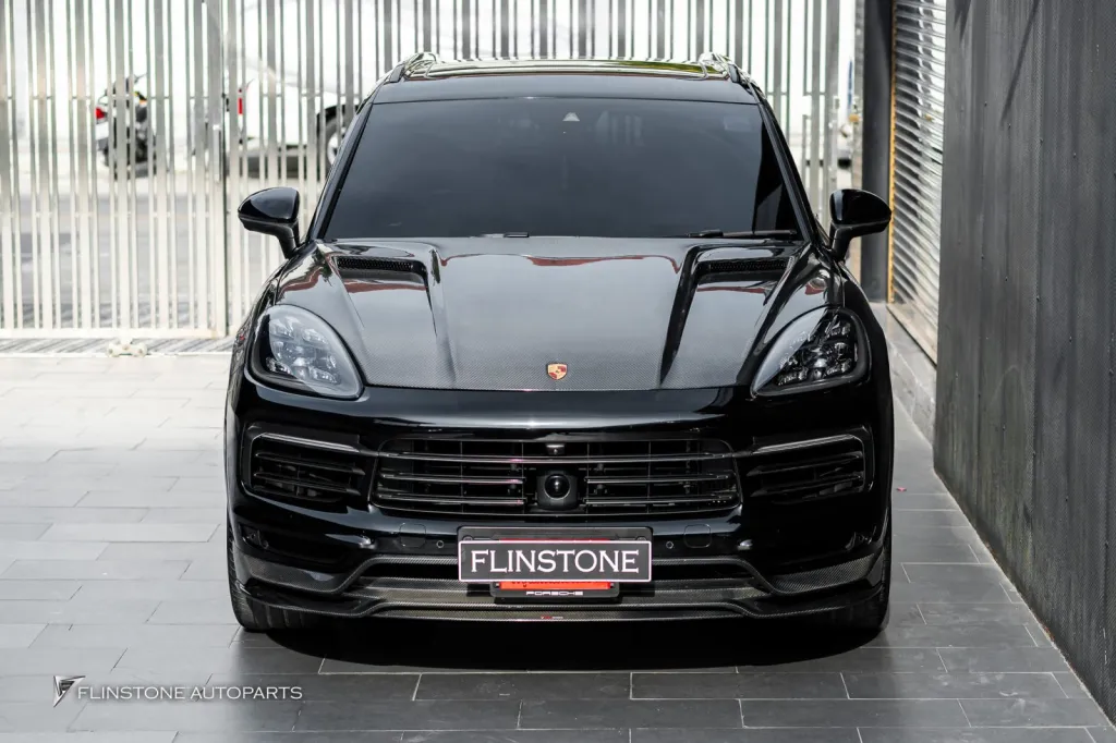 Porsche Cayenne ฝากระโปรงคาร์บอน ทรง Techart