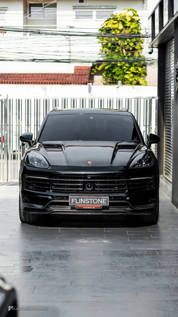 Porsche Cayenne ฝากระโปรงคาร์บอน ทรง Techart