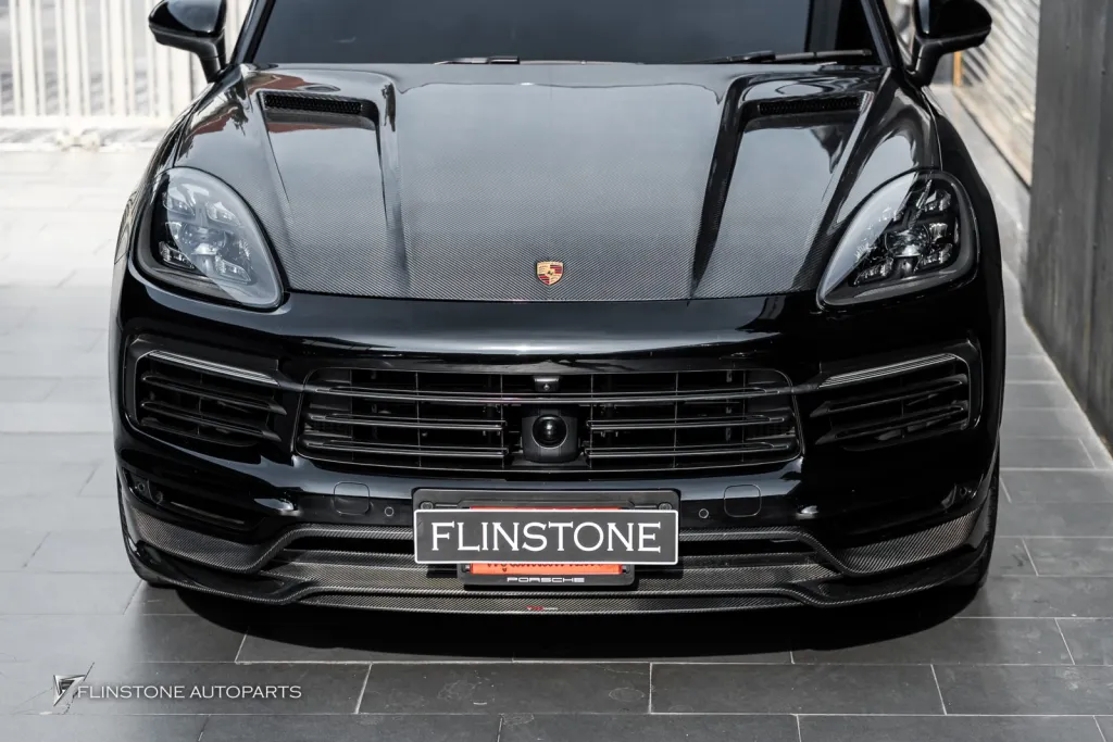 Porsche Cayenne ฝากระโปรงคาร์บอน ทรง Techart