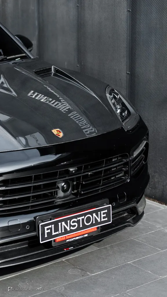 Porsche Cayenne ฝากระโปรงคาร์บอน ทรง Techart