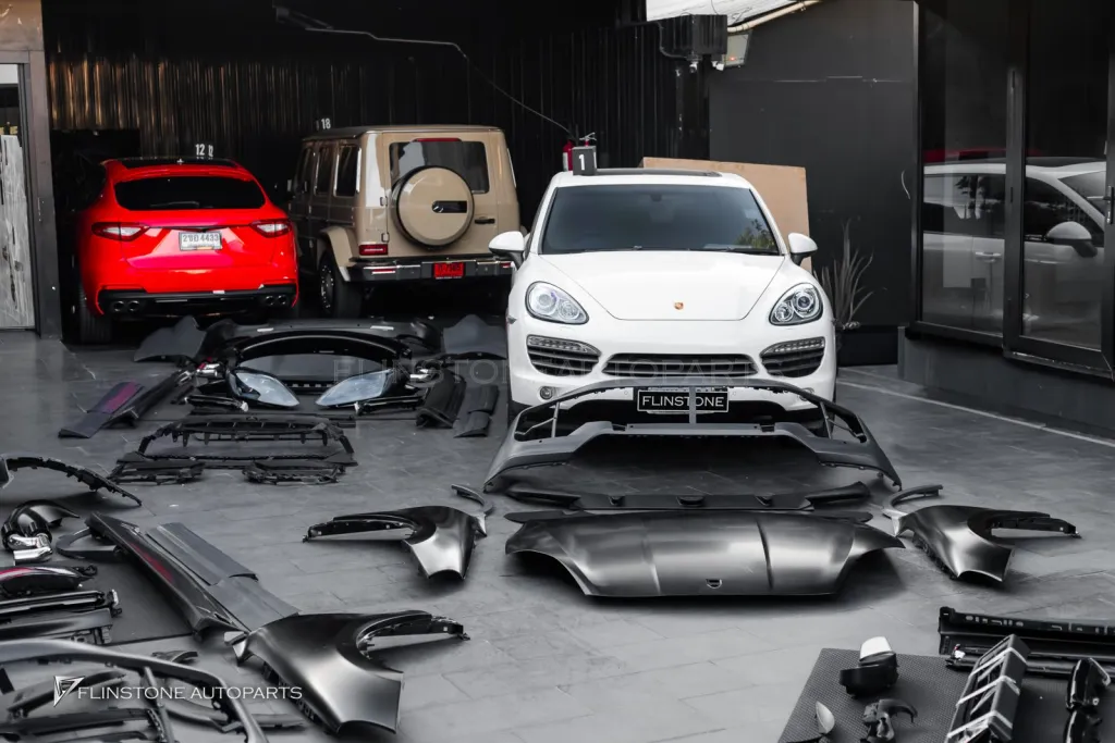 Porsche Cayenne 958 合集 4 辆部件套装 Turbo GT