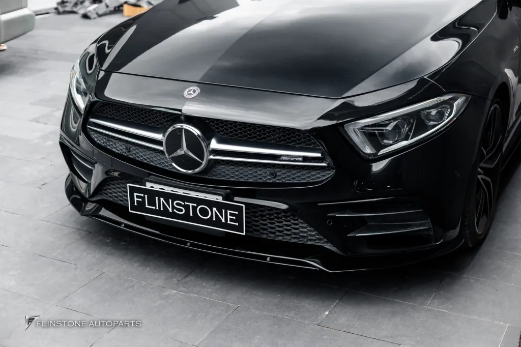 Mercedes Benz Cls ลิ้น สเกิร์ตดำเงา