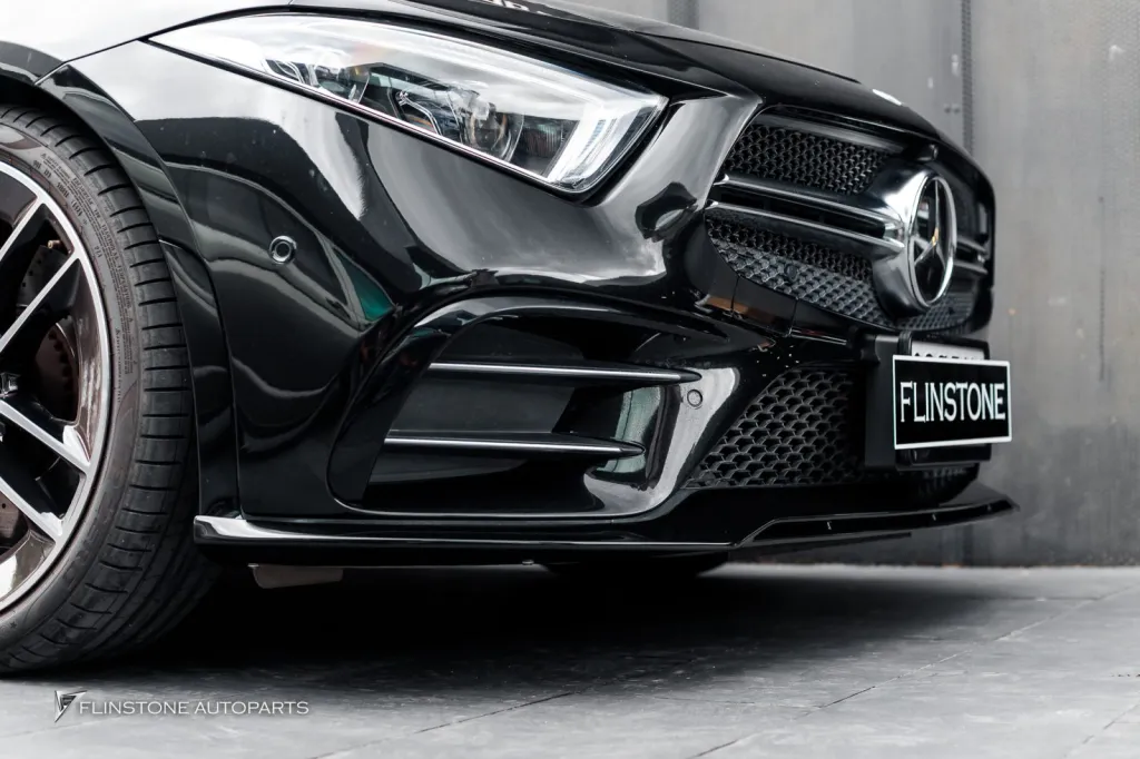 Mercedes Benz Cls ลิ้น สเกิร์ตดำเงา