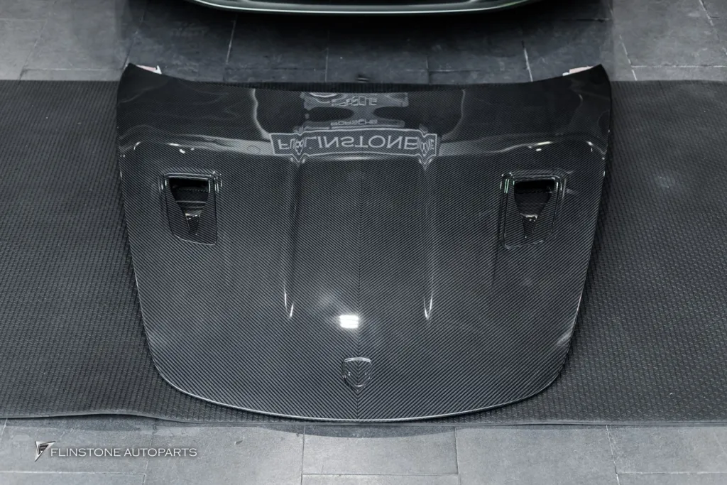 Porsche 718 ฝากระโปรงคาร์บอน