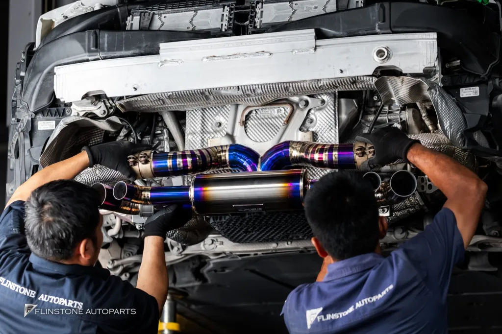 Porsche 992 กาบบันได LED  Drive Unit ท่อ Usus