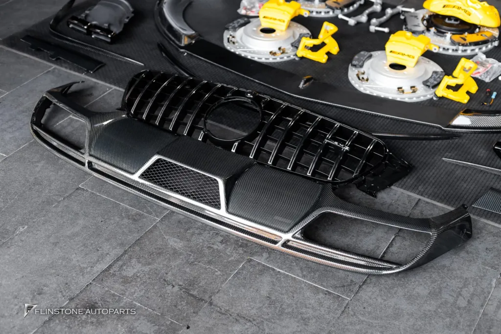 Mercedes Benz E200 Brakes Grille Exhaust Tips Wheels Full Carbon Body Parts Usus