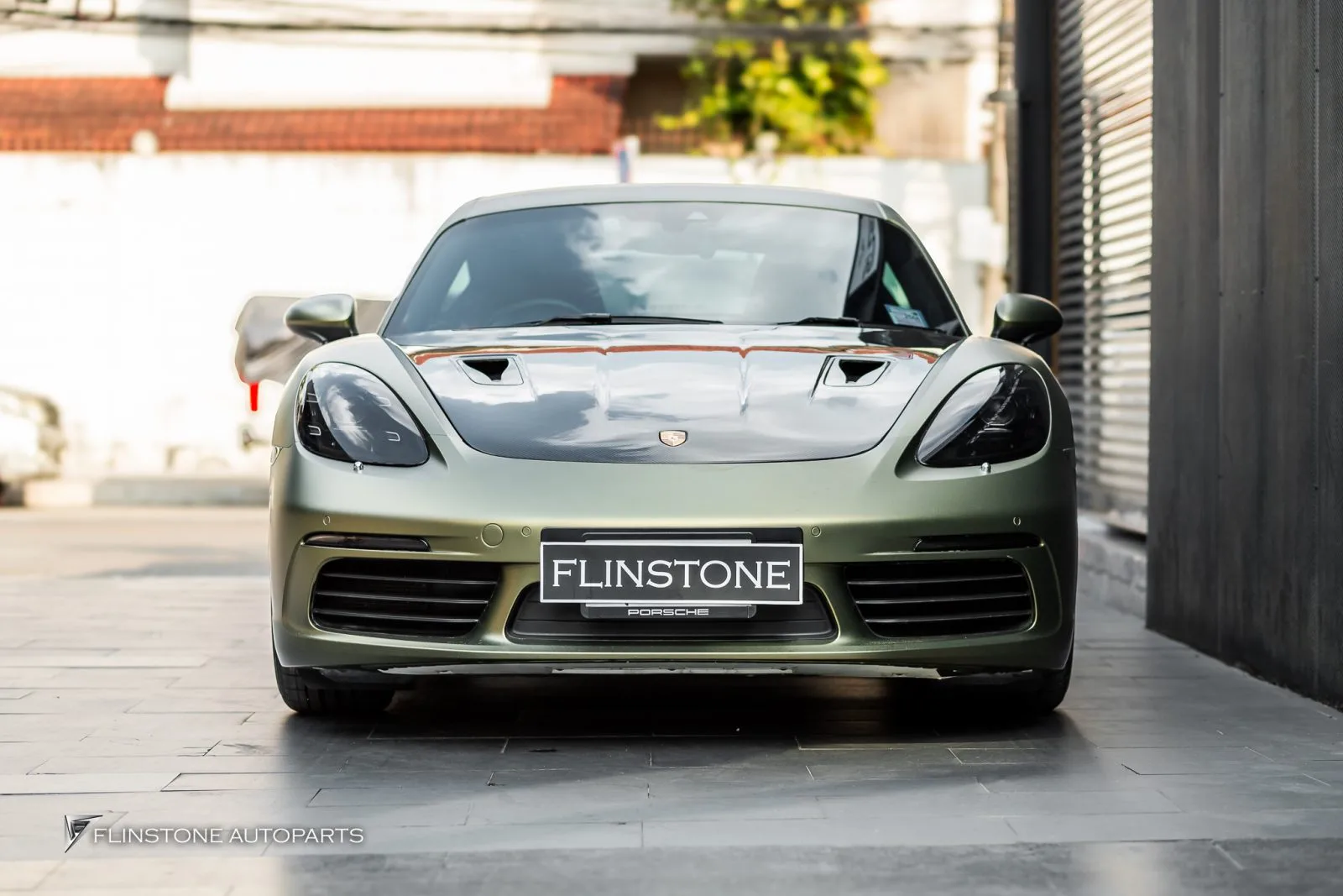 Porsche 718 ฝากระโปรงคาร์บอน