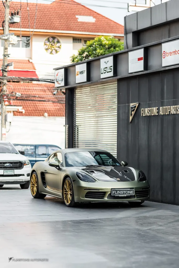 Porsche 718 ฝากระโปรงคาร์บอน