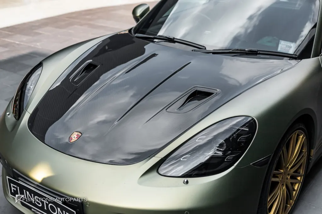 Porsche 718 ฝากระโปรงคาร์บอน