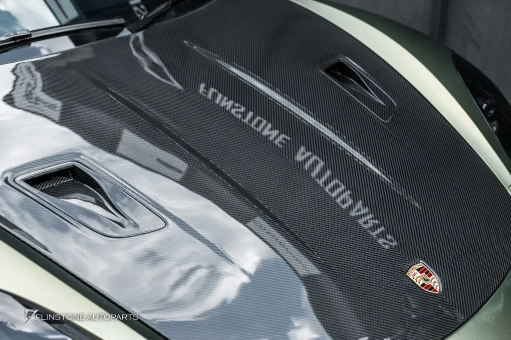 Porsche 718 ฝากระโปรงคาร์บอน