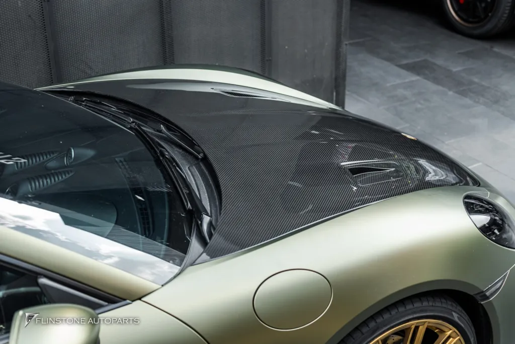Porsche 718 ฝากระโปรงคาร์บอน