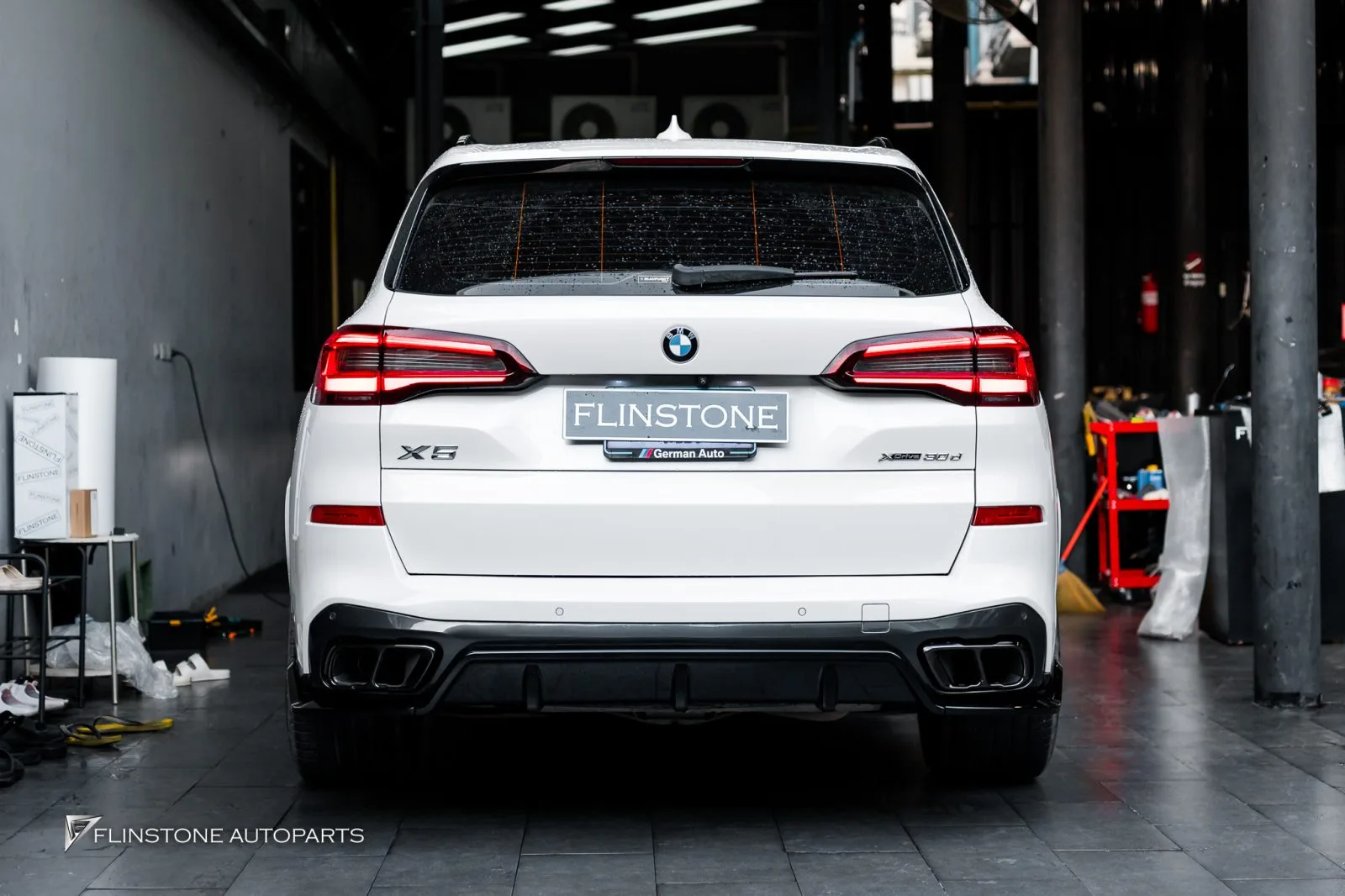 BMW X5 ปลายท่อ ดำเงา