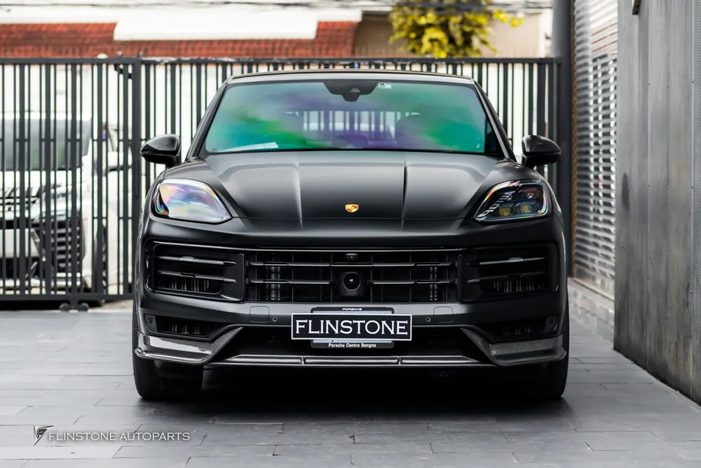 Porsche Cayenne ลิ้นหน้า สเกิร์ต FD Design