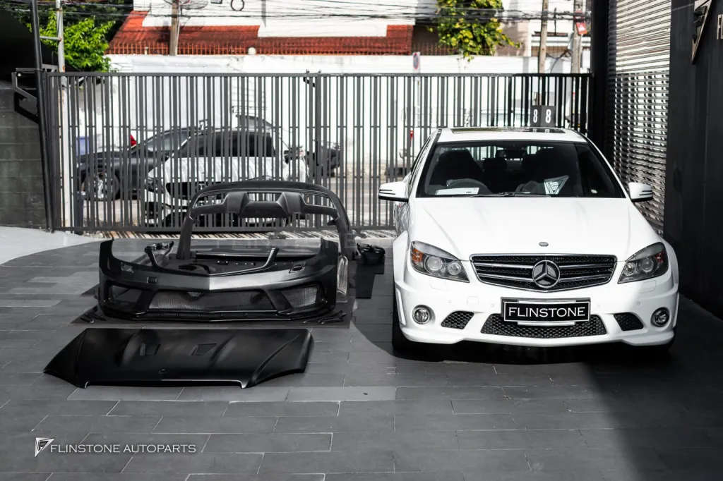 Mercedes Benz C63 ชุดพาร์ท Wide Body AMG Black Series