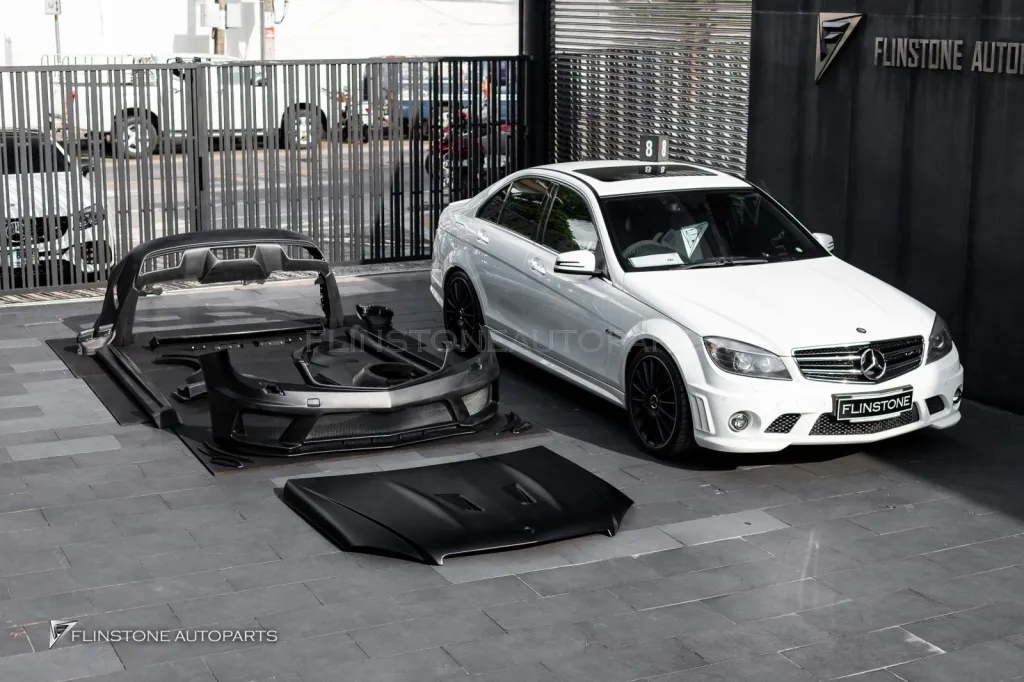 Mercedes Benz C63 ชุดพาร์ท Wide Body AMG Black Series