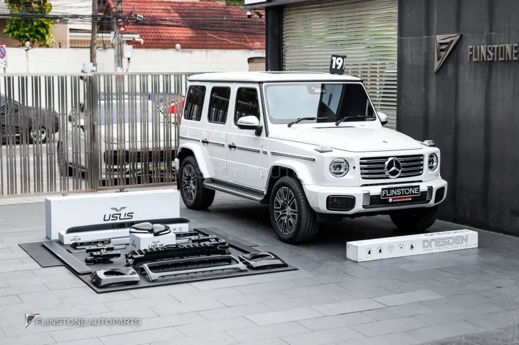 Mercedes benz Gclass G450D Grille Light Bezel bar Led Carbon Usus