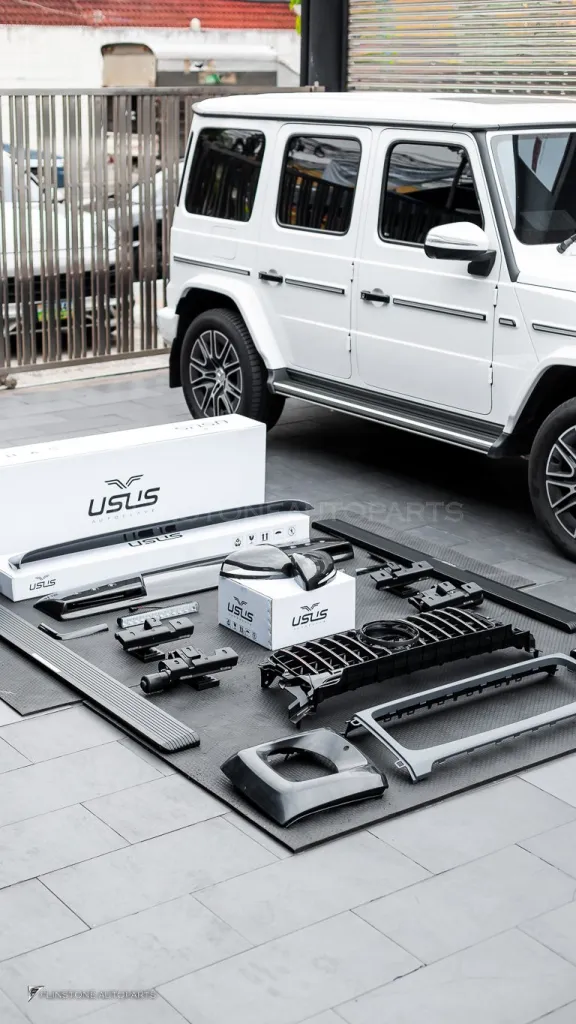 Mercedes benz Gclass G450D Grille Light Bezel bar Led Carbon Usus