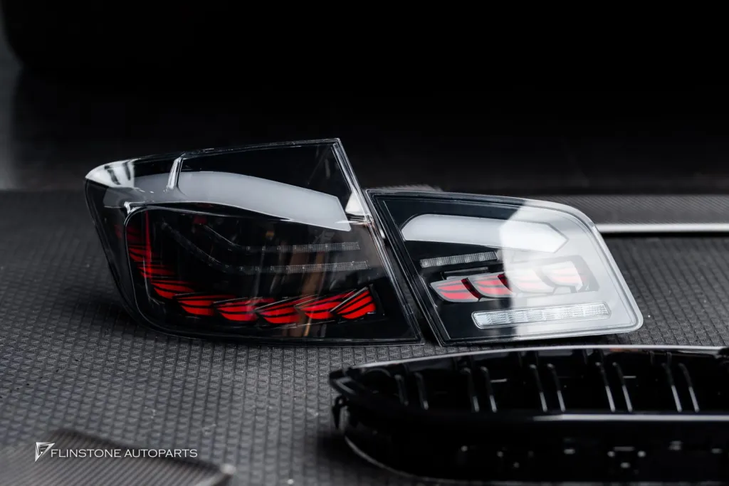 BMW F10 ลิ้นหน้า โลโก้ดำ ไฟท้าย สปอยเลอร์