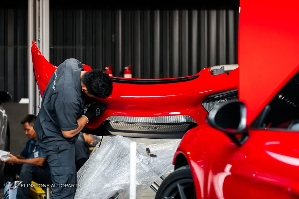 Porsche 718 cayman ชุดกันชนหน้า GT4