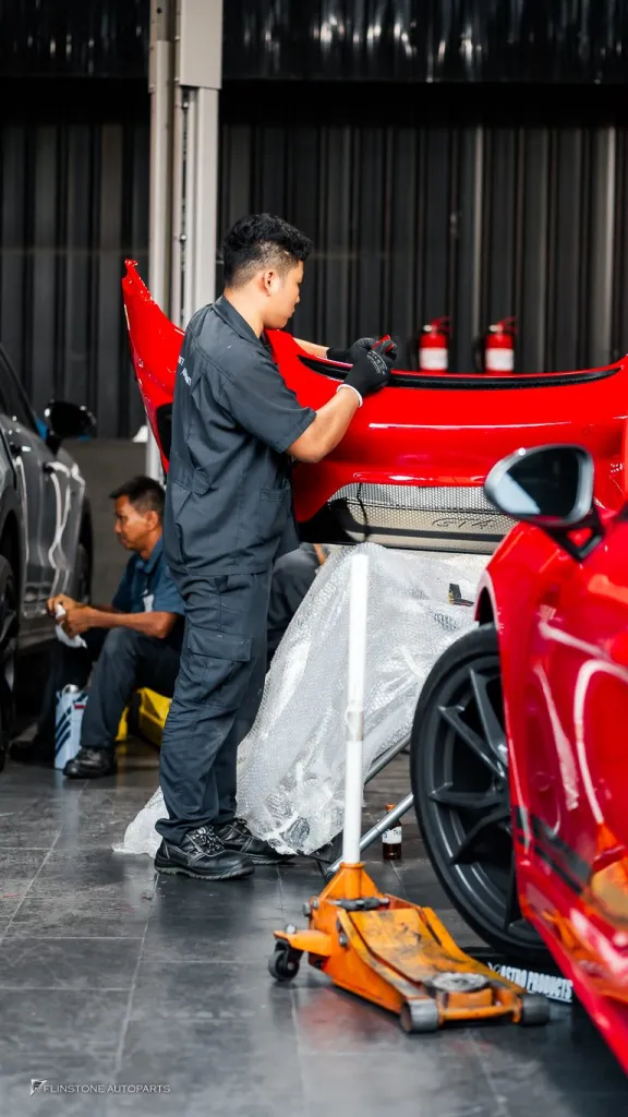 Porsche 718 cayman ชุดกันชนหน้า GT4