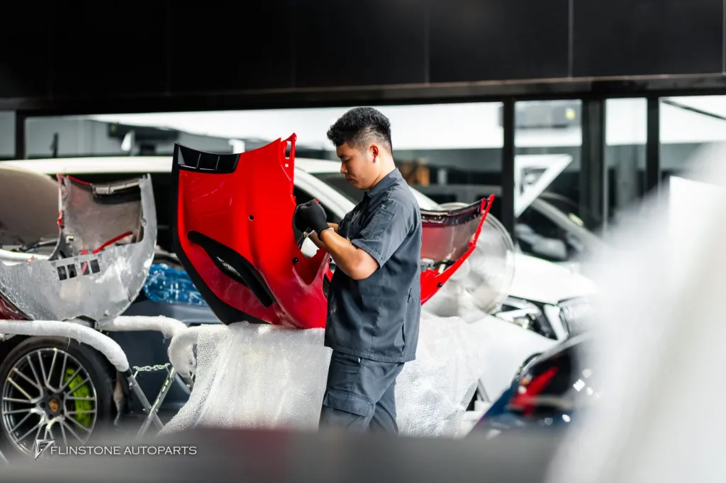 Porsche 718 cayman ชุดกันชนหน้า GT4