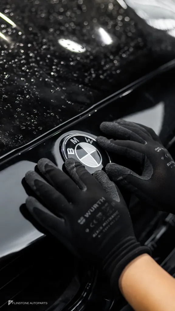 BMW F10 ลิ้นหน้า โลโก้ดำ ไฟท้าย สปอยเลอร์