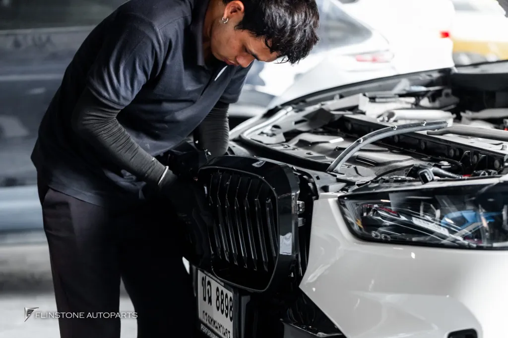 BMW X5 G05 格栅 LED 单线
