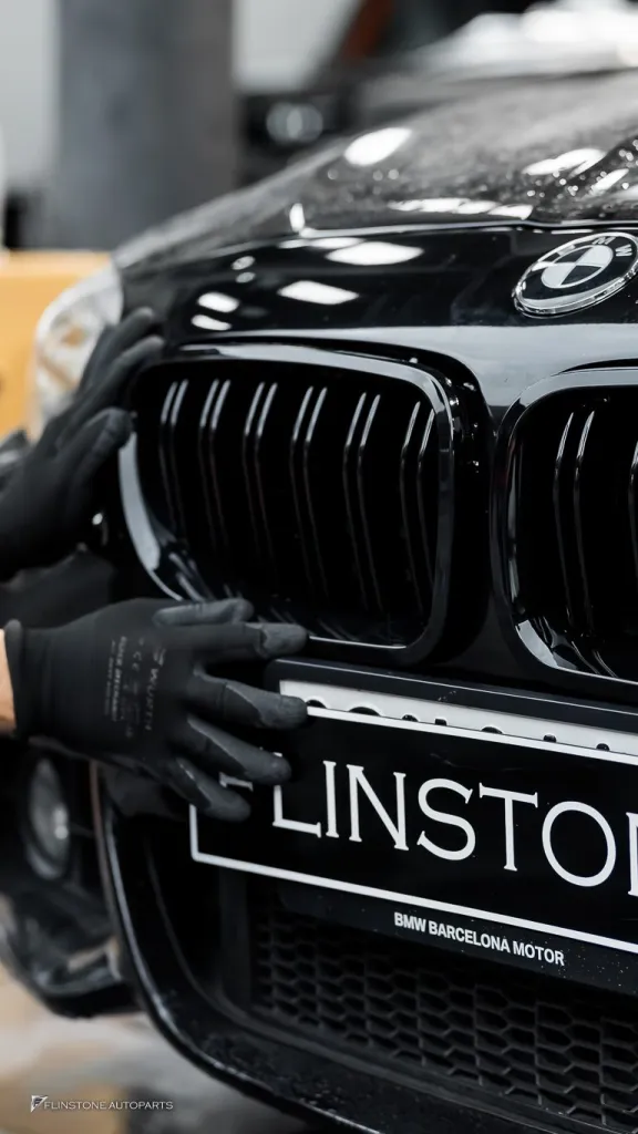 BMW F10 ลิ้นหน้า โลโก้ดำ ไฟท้าย สปอยเลอร์