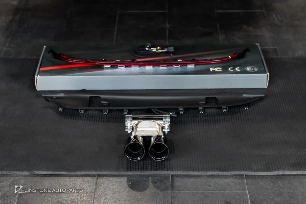 Porsche 718 Caymen Tail Lights Exhaust Tips