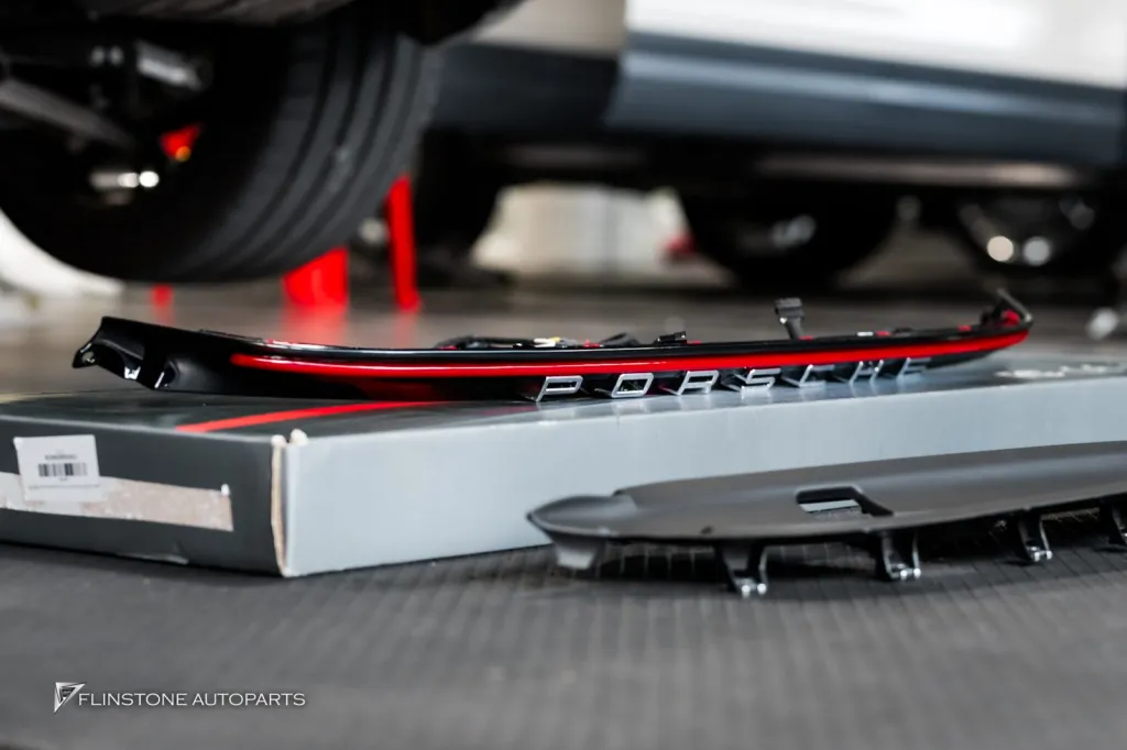 Porsche 718 Caymen Tail Lights Exhaust Tips