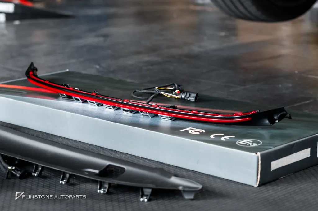Porsche 718 Caymen Tail Lights Exhaust Tips