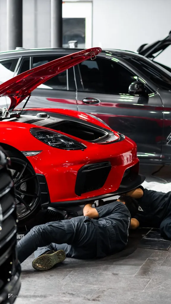 Porsche 718 cayman ชุดกันชนหน้า GT4