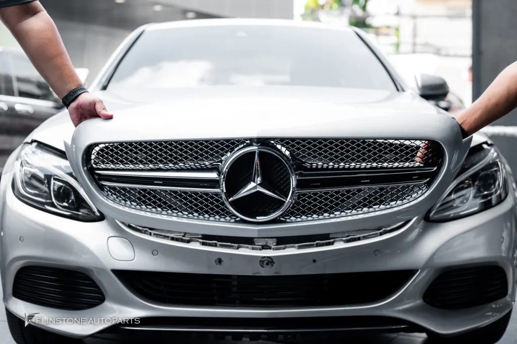 Mercedes Benz W205 Grille Recessed Star