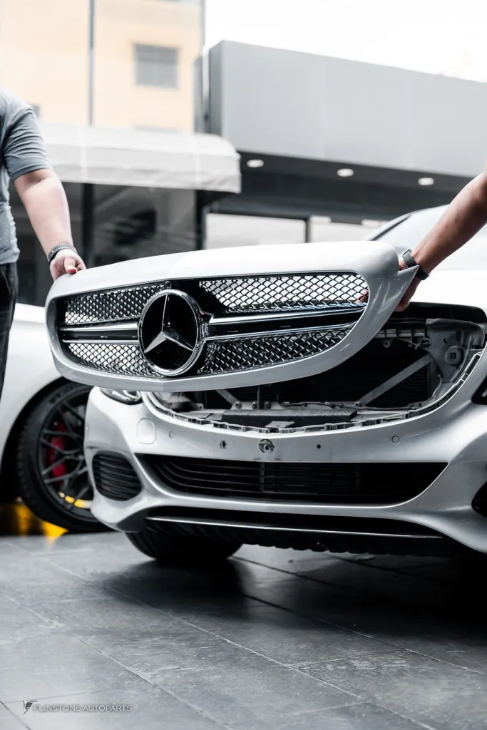 Mercedes Benz W205 Grille Recessed Star