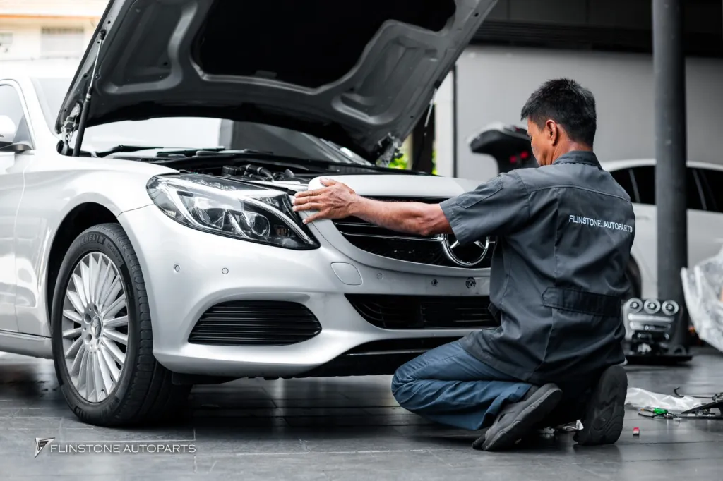 Mercedes Benz W205 Grille Recessed Star