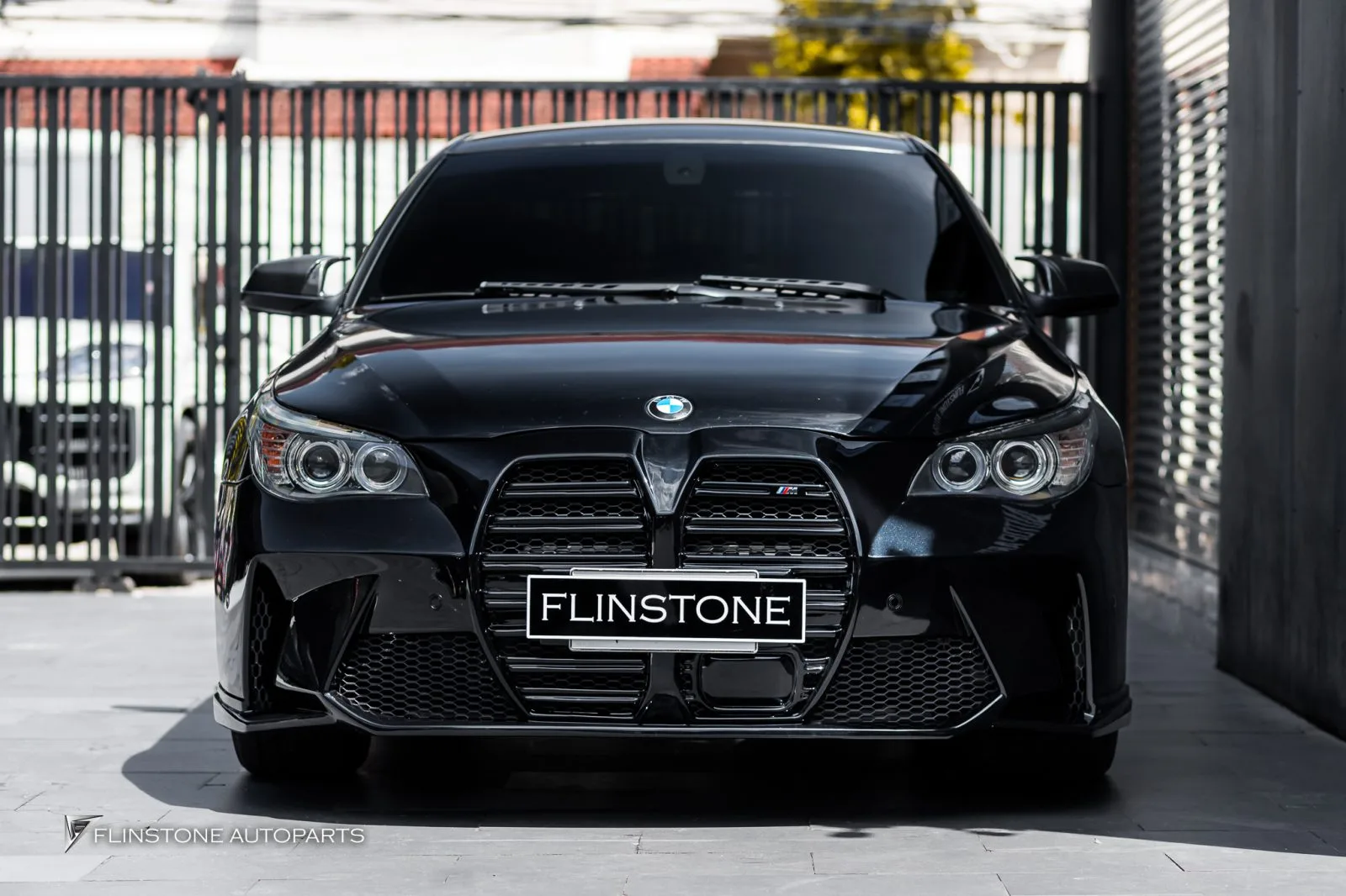 BMW E60 Front Bumper Tail Lights Emblems M