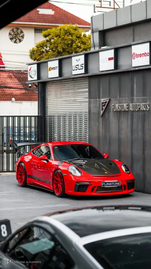 Porsche 991 ไฟหน้า Pdls พาร์ทคาร์บอนรอบคัน Usus
