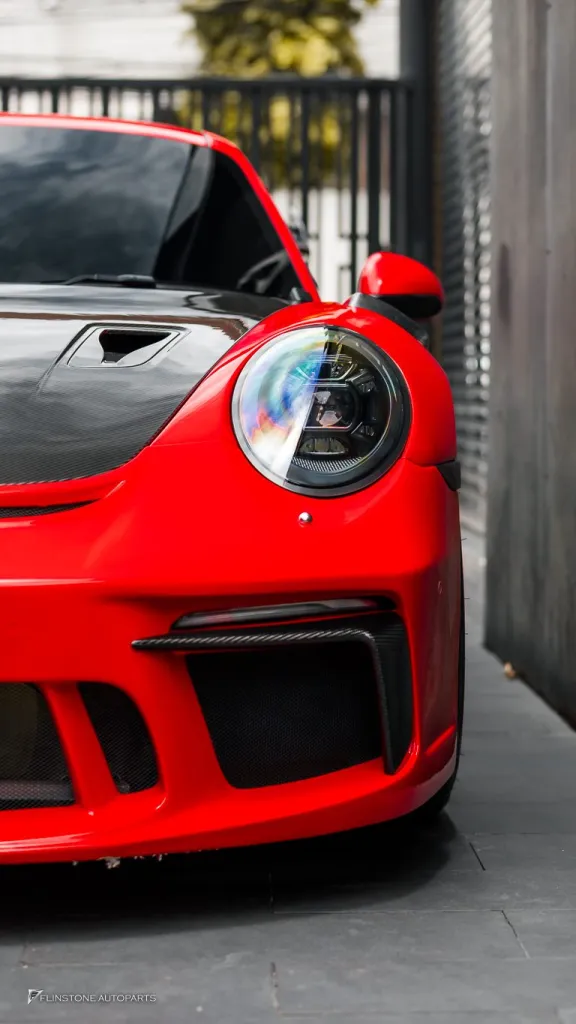 Porsche 991 ไฟหน้า Pdls พาร์ทคาร์บอนรอบคัน Usus