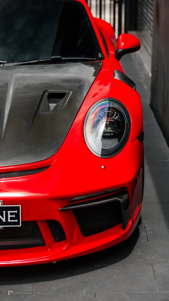 Porsche 991 ไฟหน้า Pdls พาร์ทคาร์บอนรอบคัน Usus