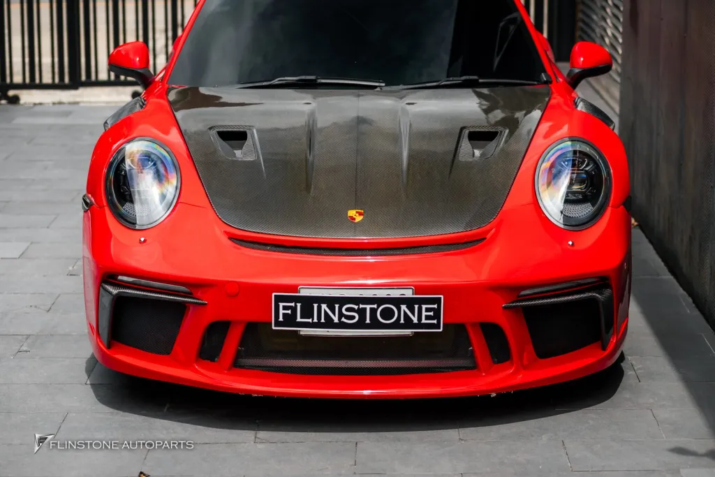 Porsche 991 ไฟหน้า Pdls พาร์ทคาร์บอนรอบคัน Usus