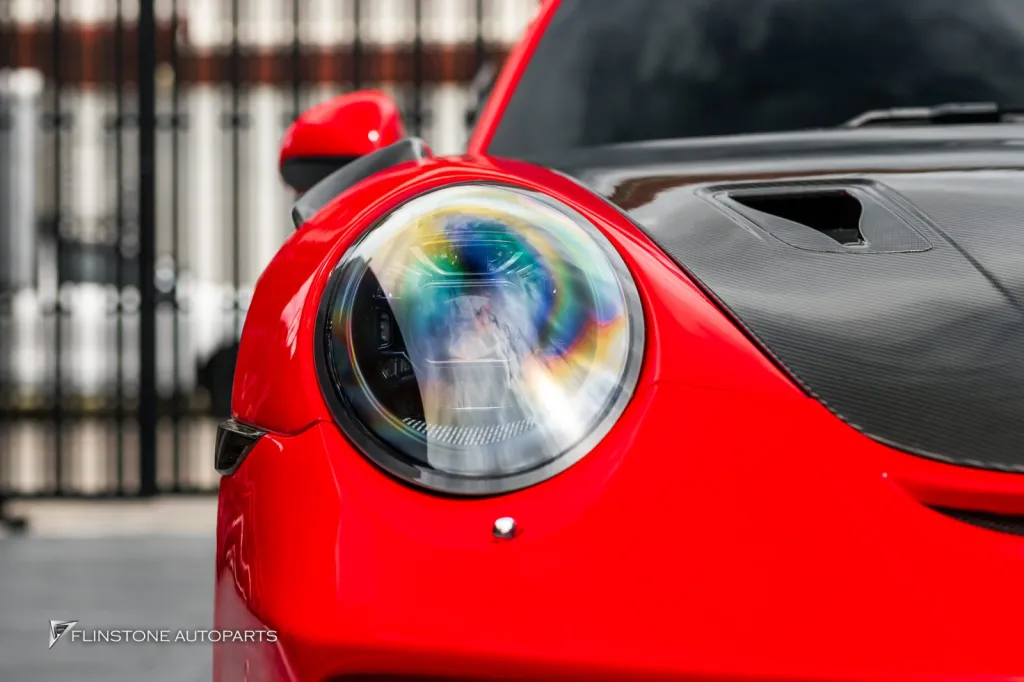 Porsche 991 ไฟหน้า Pdls พาร์ทคาร์บอนรอบคัน Usus