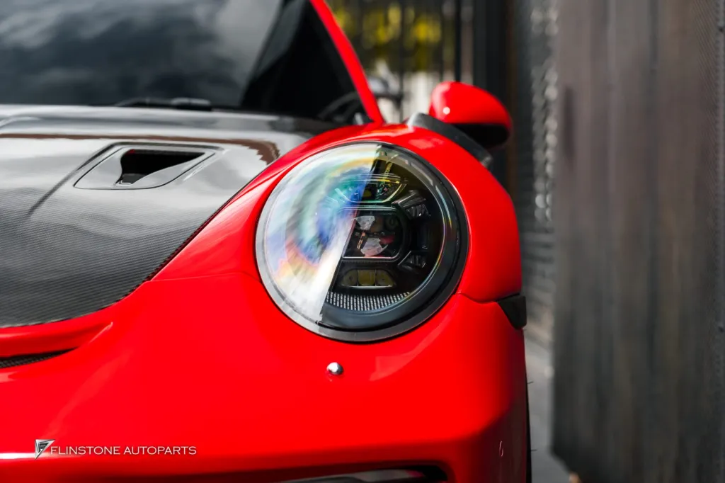 Porsche 991 ไฟหน้า Pdls พาร์ทคาร์บอนรอบคัน Usus