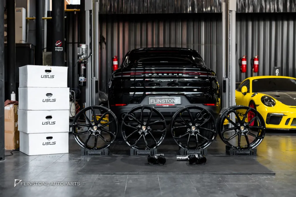 Porsche Cayenne ล้อ ปลายท่อ
