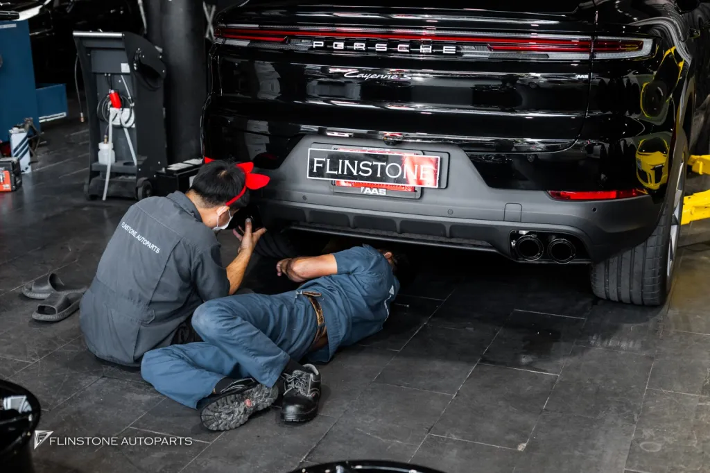 Porsche Cayenne ล้อ ปลายท่อ