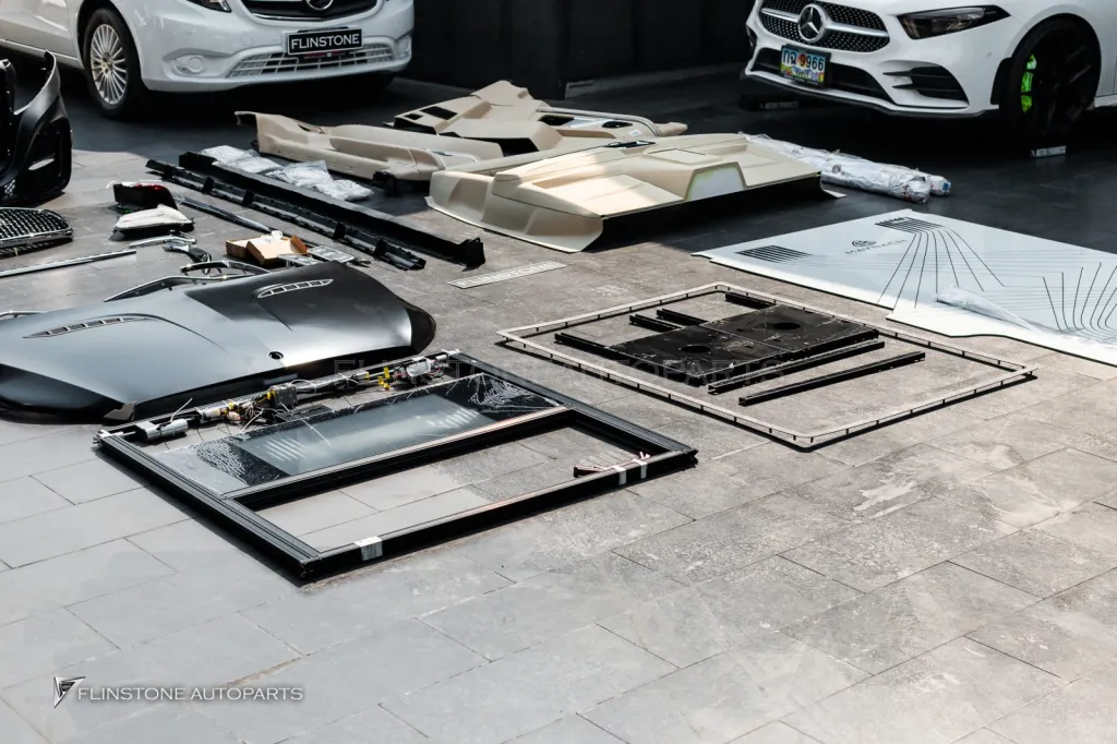 Mercedes Benz Vito ขาว ชุดพาร์ทรอบคัน