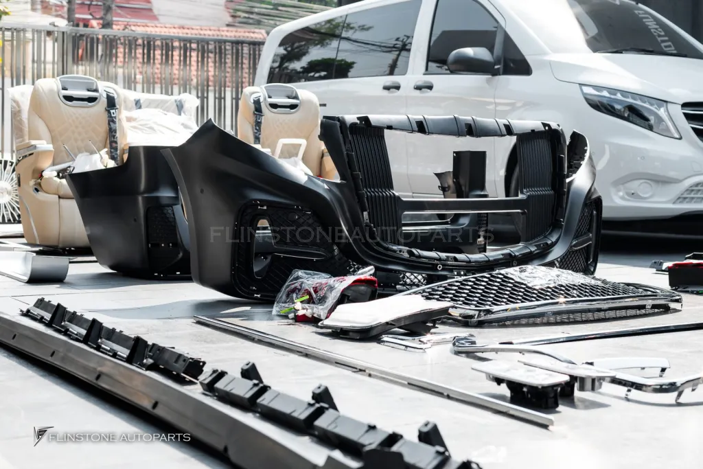 Mercedes Benz Vito ขาว ชุดพาร์ทรอบคัน