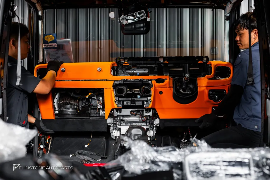 Mercedes Benz Gclass Parts Kit Brabus Full Body Wheels Usus Orange Interior