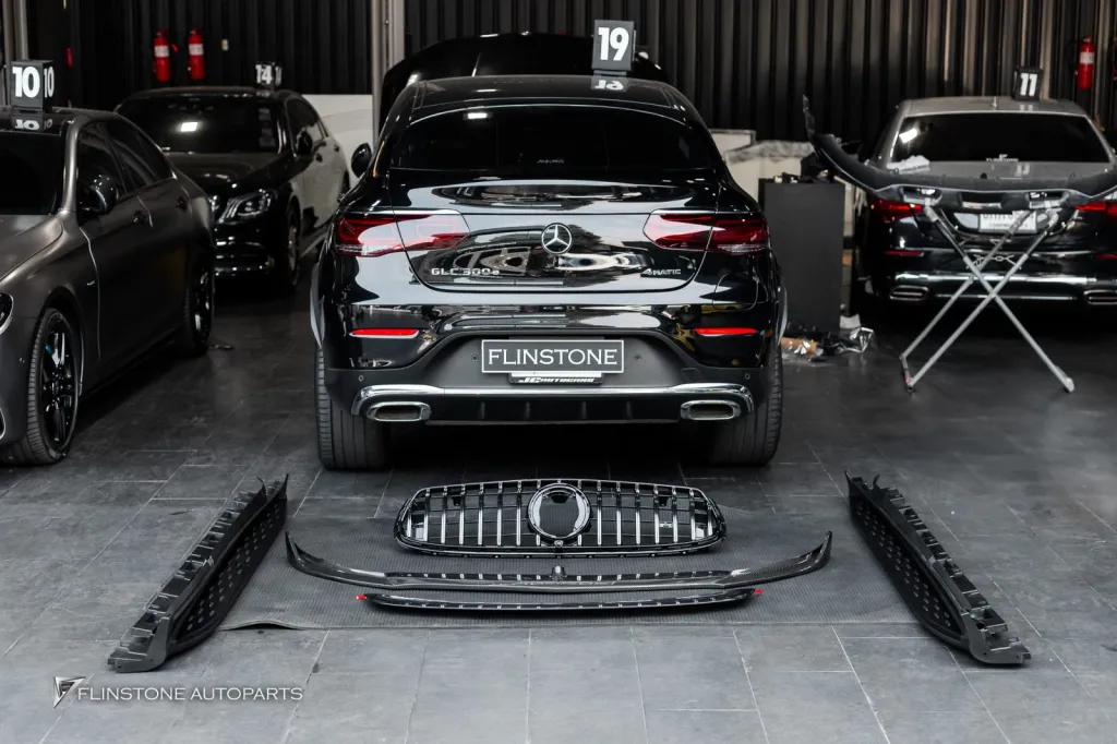 Mercedes Benz Glc Grille Side Steps Carbon Parts