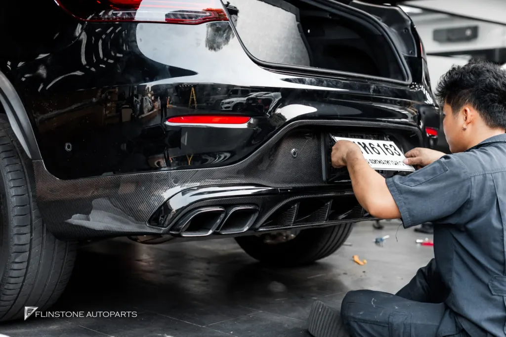 Mercedes Benz Glc Grille Side Steps Carbon Parts